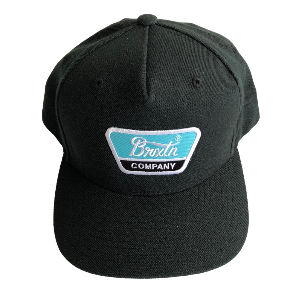 Brixton Linwood MP Snapback Hat Cap Black